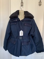 Sweaty Betty Navy Alps Alpine Ski Jacket Parka Style Thermal Coat. M . Bnwt £285
