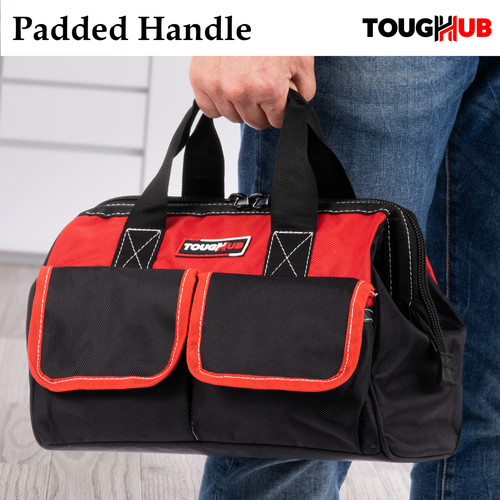 ToughHub Tool Storage Bag 12" & 16" Multi Pockets Waterproof Mechanic