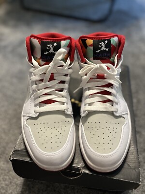 Size 8.5 - Air Jordan 1 2015 Mid Hare With Og Box | eBay