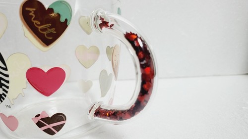 Taza de vidrio Starbucks Japón San Valentín 2023 mango con cuentas resistente al calor 296 ml - Imagen 11 de 12