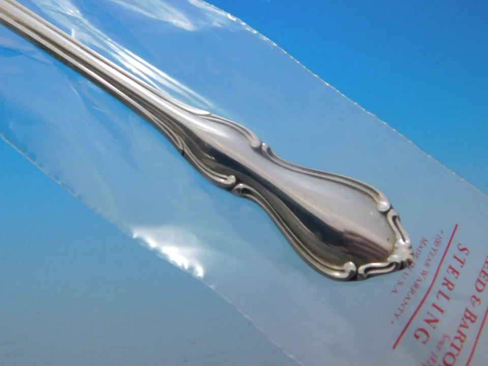 Juego de servicio de cubiertos de plata esterlina Hampton Court by Reed and Barton 44 piezas nuevo Foto 3 de 4