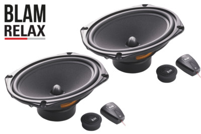 BLAM RELAX 690RS (6 x 9 Zoll) Hocheffiziente 2-Wege Komponenten-Auto-Audio-Lautsprecher