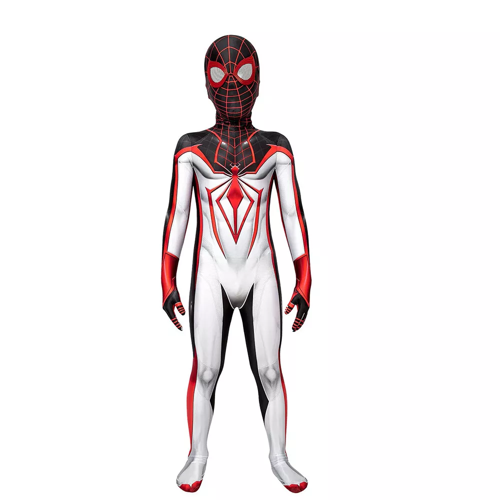 Fantasia Homem-Aranha Miles Morales Game Jogo PS4-PS5 Adulto Cosplay T