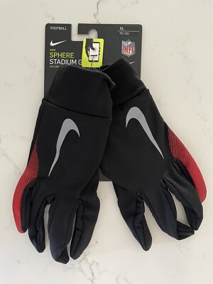 Nike Sphere Stadium Football Gloves New England Patriots Adult