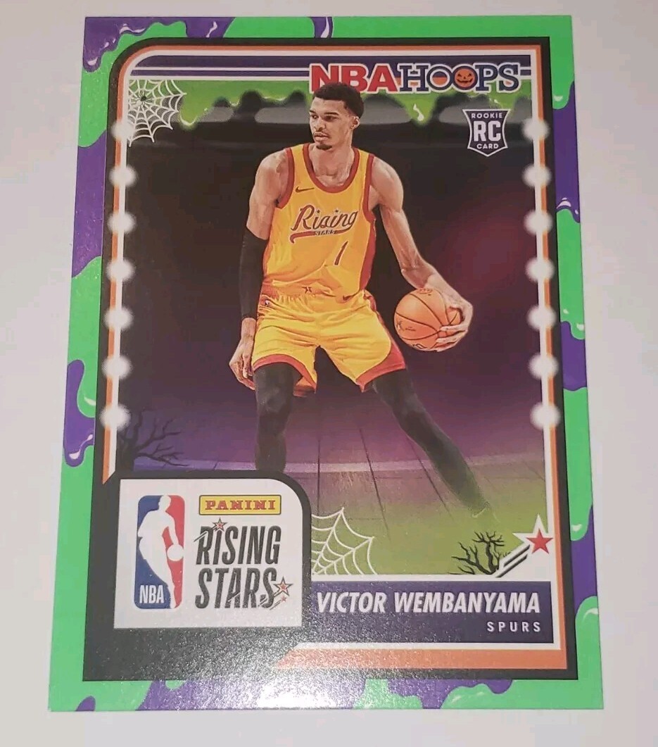 2023-24 Victor Wembanyama Haunted Hoops Rising Stars Green Slime