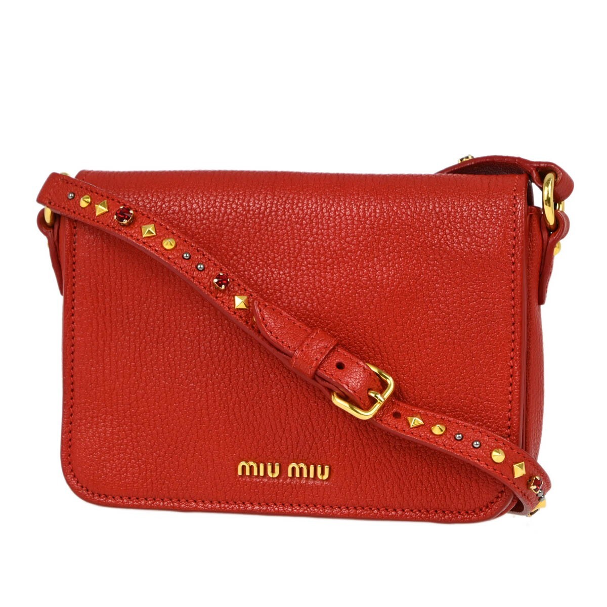 Miu Miu Red Goatskin Crossbody Bag 194/A XX91921 | eBay