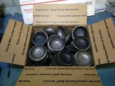 Pipe caps: domed steel weld on 2 7/8 lot of 100