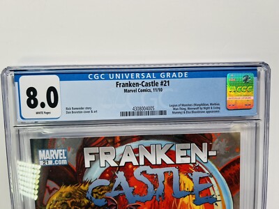 Marvel Comics Franklin-Castle #21 CGC 8.0 Graded Bloodstone Legion
