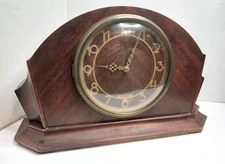 VINTAGE SETH THOMAS SHELF MANTLE CLOCK, NEEDS WORK, FREE SHIPPING