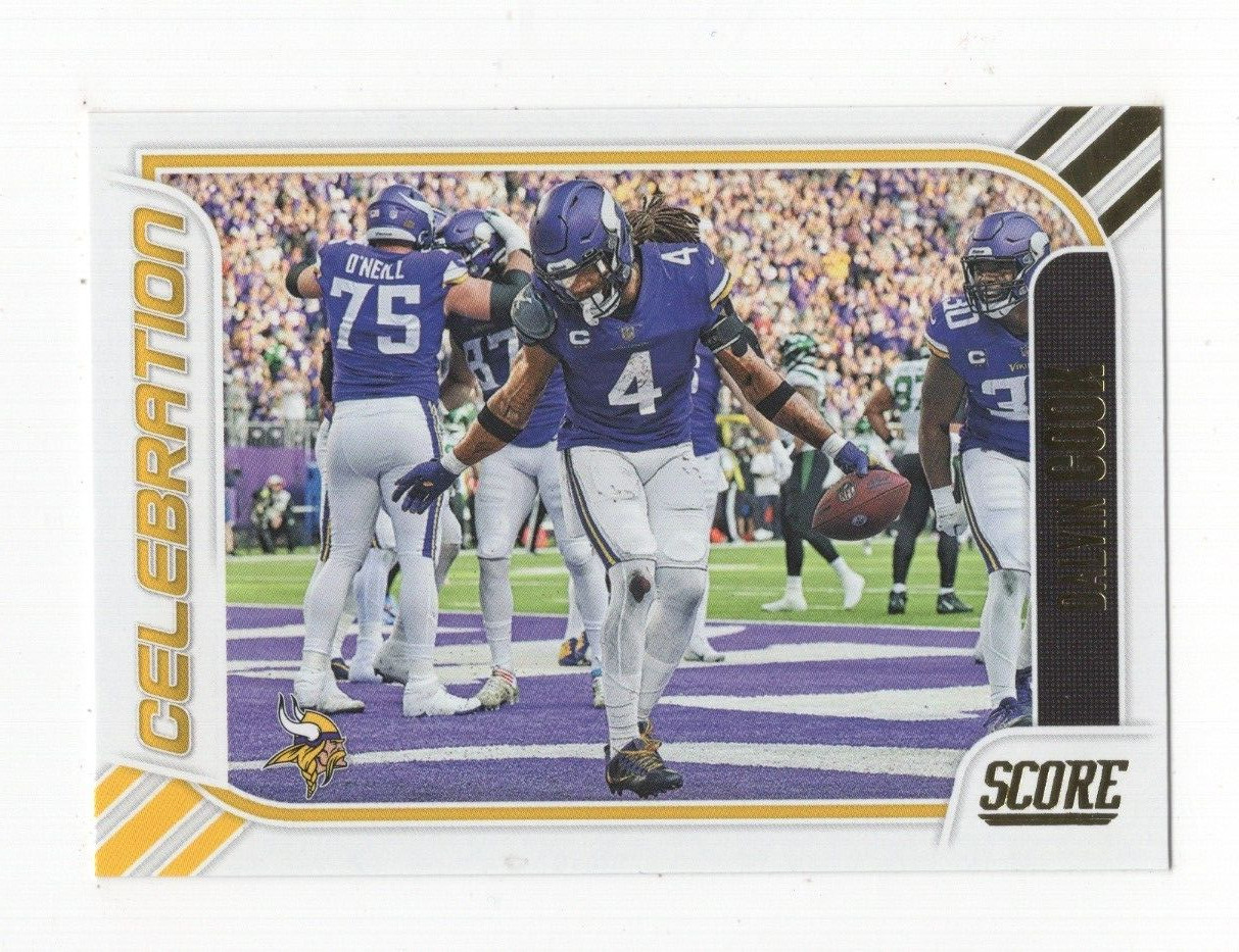 2023 PANINI SCORE FOOTBALL GOLD DALVIN COOK CELEBRATION MINNESOTA VIKINGS #3