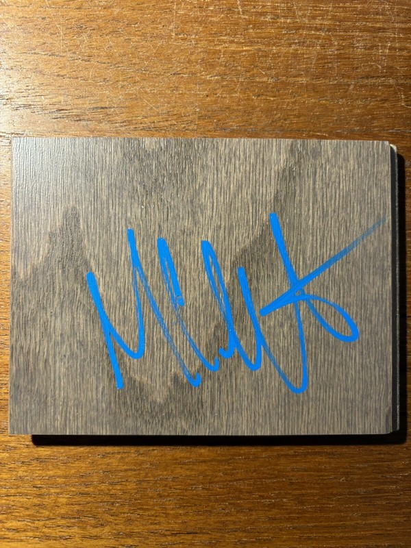 MAX CHRISTIE SIGNED FLOORBOARD LA LAKERS AUTOGRAPHED LAL MICH ST LOS ANGELES LA!