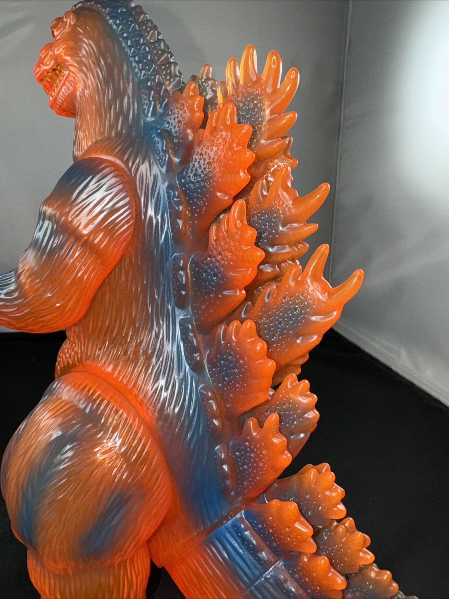マルサン 1989 ゴジラ ビオゴジ 350 Orange clear 2023 MARUSAN 350 1989 9” GODZILLA CLEAR ORANGE COLOR VERSION