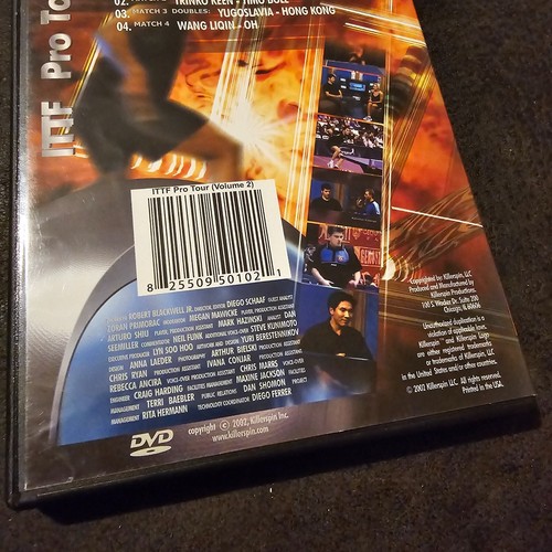 Killerspin Table Tennis ITTF PRO TOUR DVD Volume 2 Ping Pong HTF Rare 2002 - Picture 4 of 7