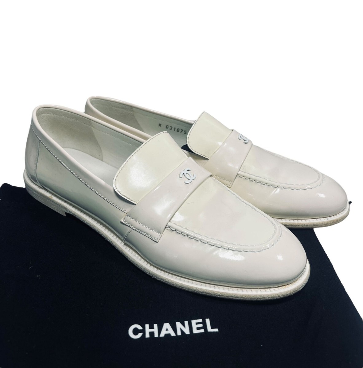 CHANEL シャネル ローファー CCマーク CCロゴが印象的☆】シャネル ローファー