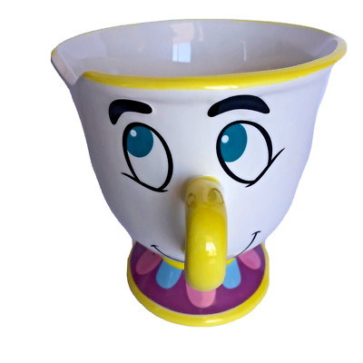 Disney Beauty And The Beast Chip 3D Figural 20 Ounce Ceramic Mug - New