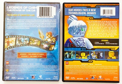Lego DVD Lot of 2, Legends of Chima and Ninjago Rebooted Season