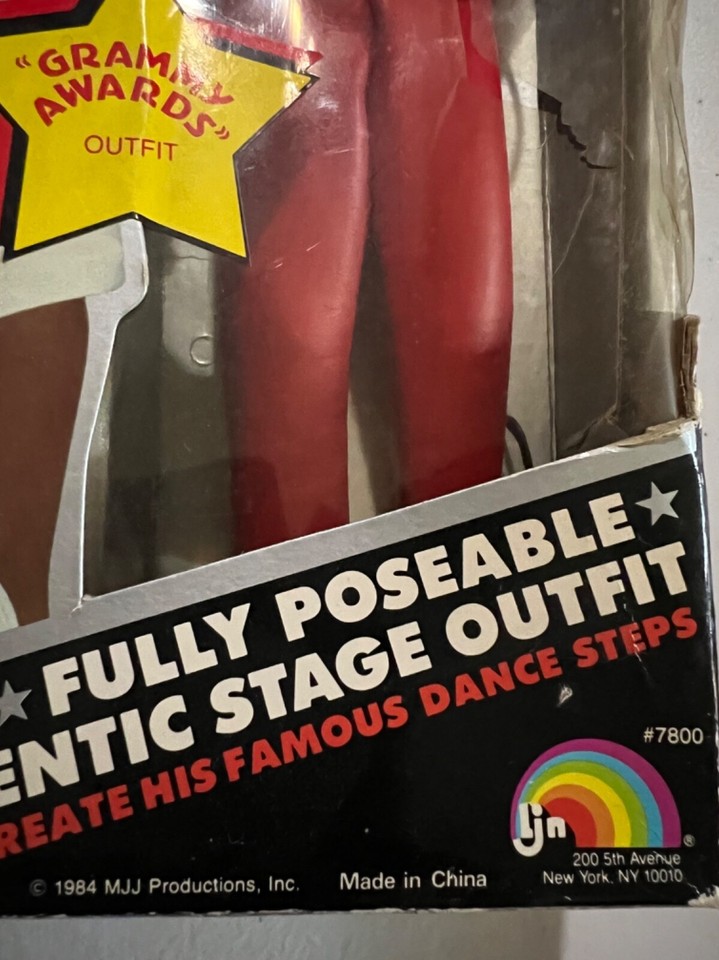 1984 LJN MICHAEL JACKSON Thriller Outfit Doll Superstars Of The 80 s 1984-ljn-michael-jackson-thriller-outfit-doll-superstars-of-the-80-s