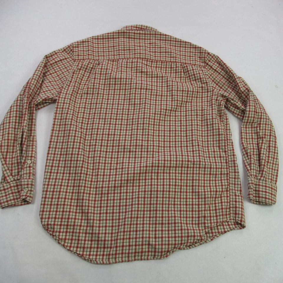 Timberland Shirt Mens Medium Long Sleeve Plaid Button Up Pocket - Image 4 of 4