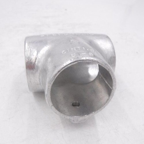 Hollaender 1-1/2" 90° Aluminum Three Socket Tee Pipe Rail Fitting 5-8 04206645 - 第 2/5 張圖片