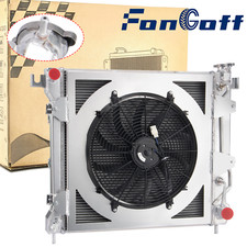 3 Row Radiatorshroud Fan For 1997-1999 Dodge Dakota Durango 5.2l 5.9l 3.9l New