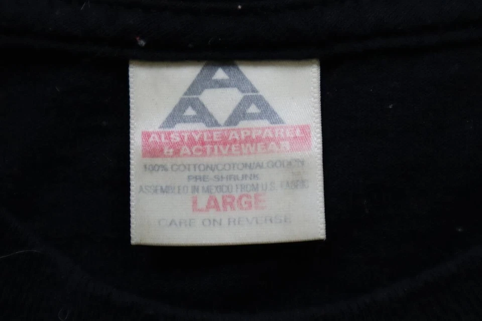 Camiseta De Colección Años 90 Kill 'Em All Let God Sort 'Em Out Talla L 1995 Veterano Emblema 3D Foto 2 de 4