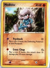 Meditite 55/108 Common Power Keepers Pokemon Heavily Played on eBay