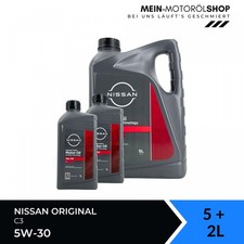 Original Nissan Motoröl 5W-30 C3 API SN API CF 5+2 Liter = 7 Liter