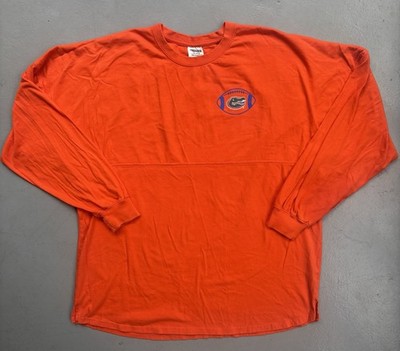 Pressbox Florida Gators Football Long Sleeve Graphic T-shirt Mens XL Orange VTG