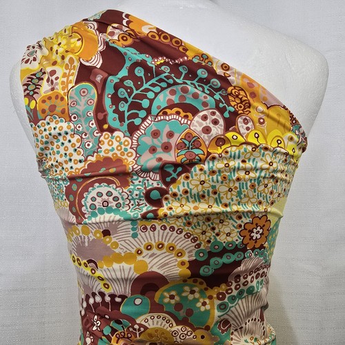 LA Double J Disco One Shoulder Top Size XS New With Tags Sleeveless Floral - Picture 20 of 22