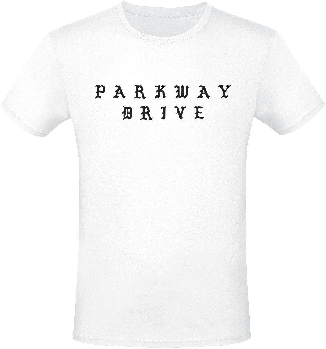 Футболка Herren Glitch weiß Band с надписью Parkway Drive-Товары, группы, Nachhaltigkeit