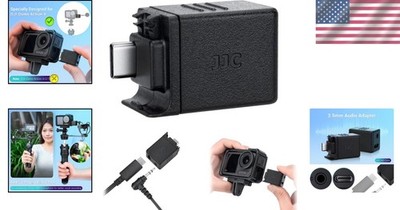 DJI Osmo Action 5 Pro Mic Adapter – 3.5mm Input with Type-C 