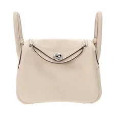 HERMES Lindy Mini Vaux Swift Nata Women Shoulder Bag
