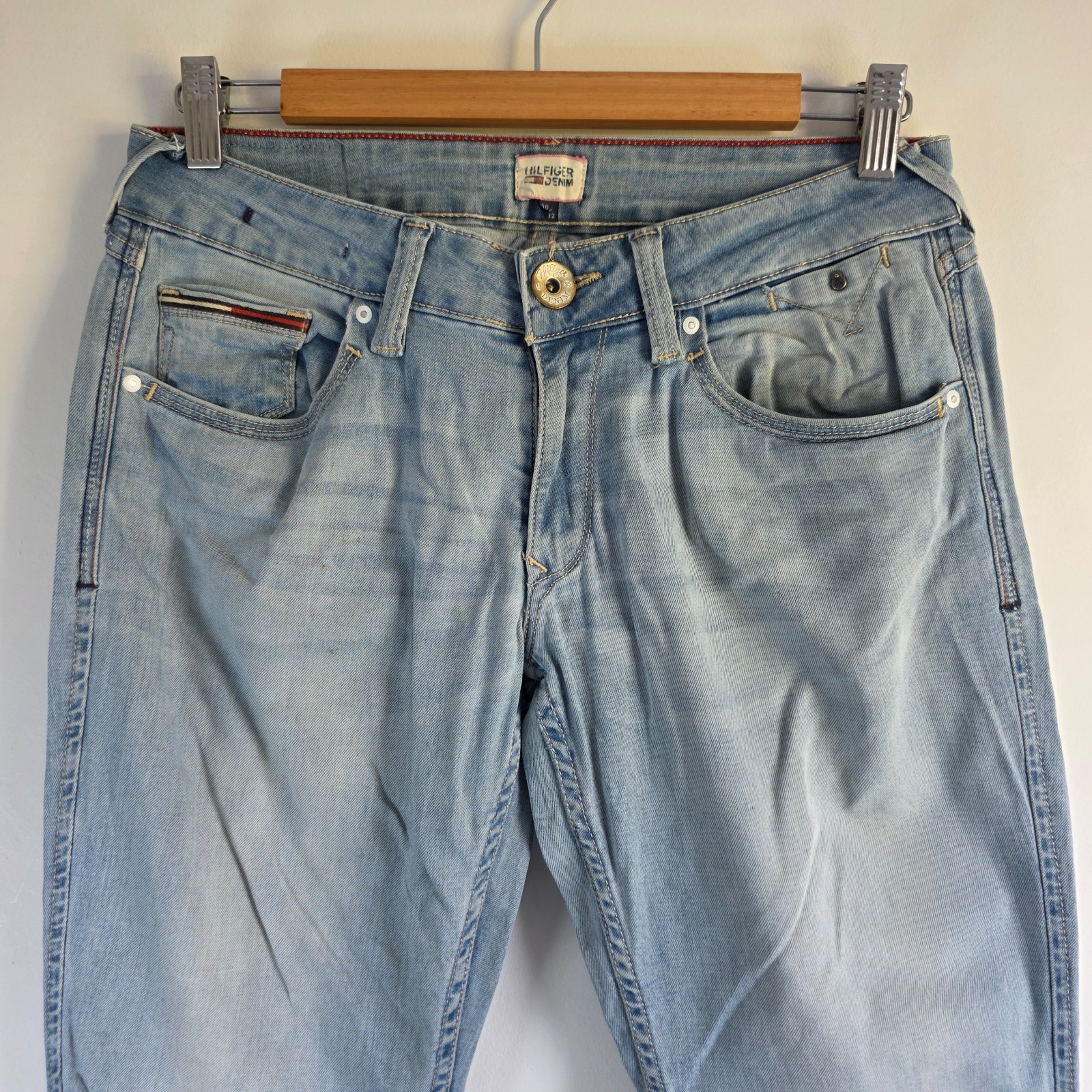 Tommy Hilfiger Sophie Skinny Jeans W30 L31 Women's Blue Stretch Denim UK 10-12 image 3