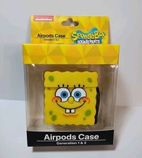 SpongeBob Air Pod Case Airpods Generations 1 2 Silicone Protective Storage