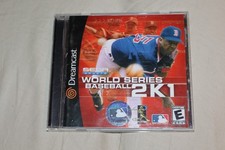 World Series Baseball 2K1 (Sega Dreamcast, 2000) w/ CASE MANUAL