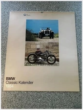 BMW Classic Kalender 1984 German Veteranen Club Calendar Automobilia History