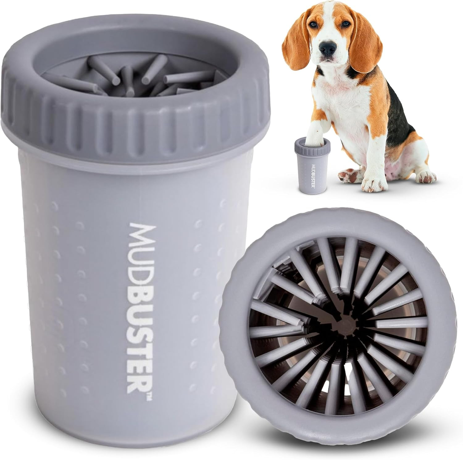 Mudbuster - Accessorio Portatile per Pulire Le Zampe Del Cane, Misura Media, Col foto 6
