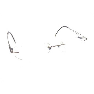 Silhouette 7761 40 6054 Titanium Brown Rimless Eyeglasses Frames 17 135 Austria