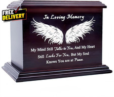 Wooden Urns for Ashes Decorative Urns for Men Women - Adult Ashes Funeral Urns..