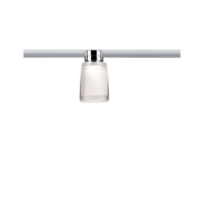 Paulmann URail Ceiling Safira 1x5,2W Chrom/Klar/Satin 230V Metall/Acryl