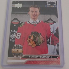 2023 Upper Deck Connor Bedard High Gloss #740 card