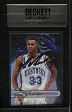 BAS 1997 Wheels Rookie Thunder Ron Mercer #SS10 Seal of Authenticity Auto 3c7