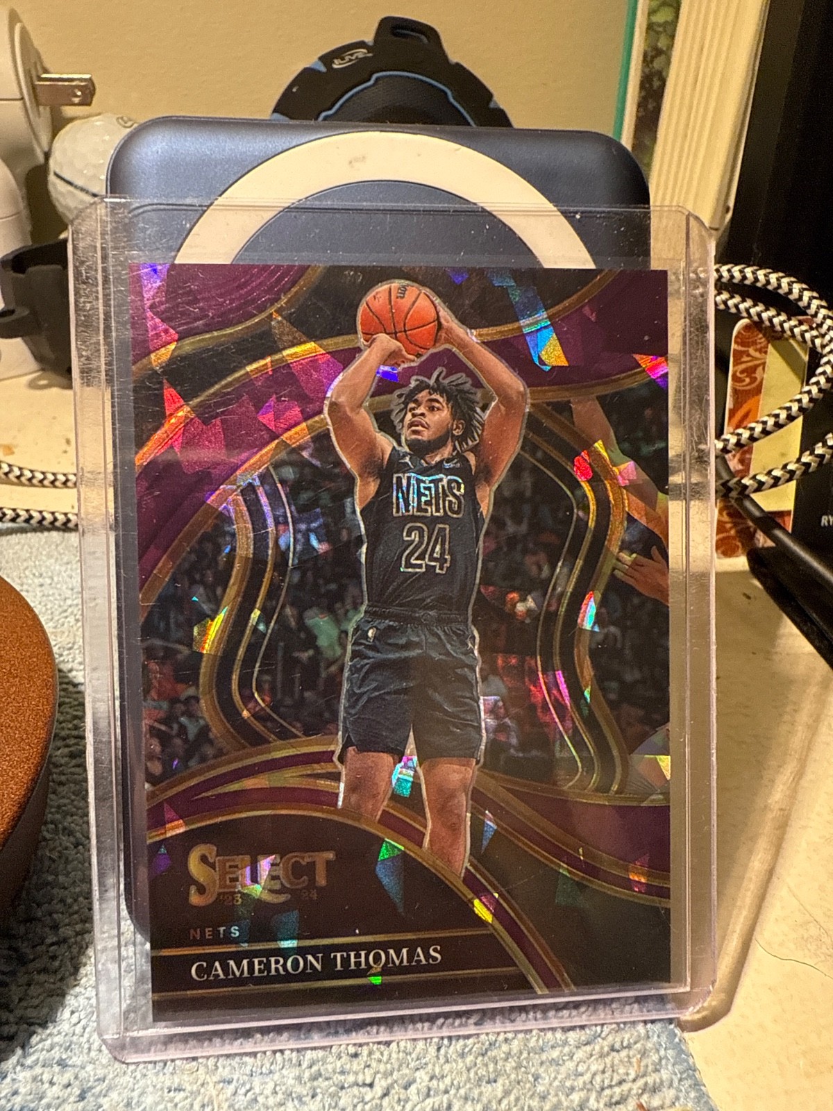 Cam Thomas 2023-24 Select-Courtside-Purple Cracked Ice SP! #84/99!-Nets 🏀 🔥 