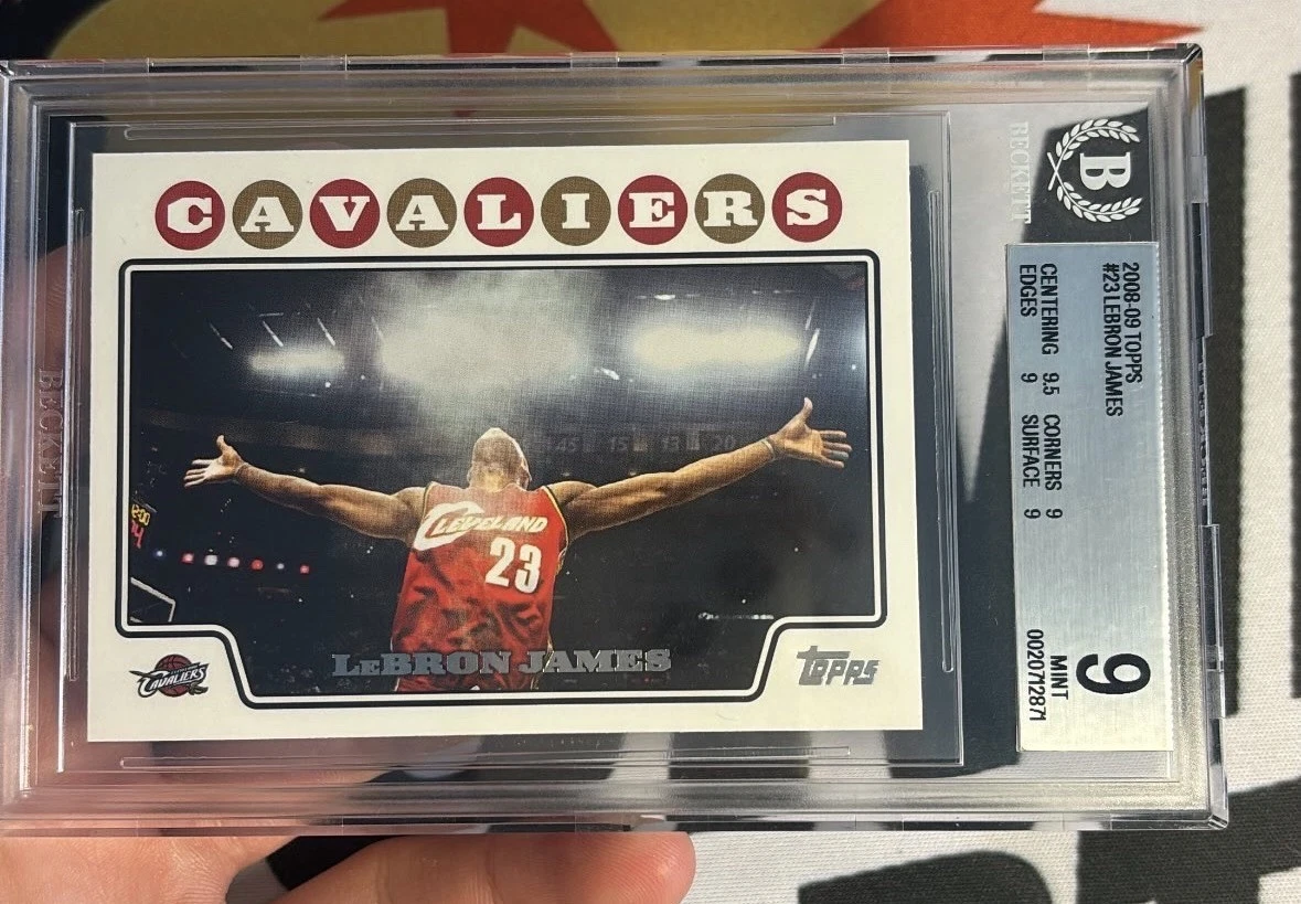 Topps LeBron James 9 Graded Basketball Sports Trading Cards