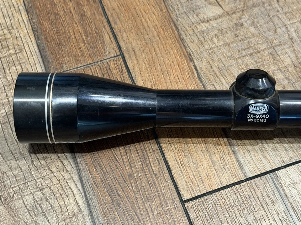 Mira para rifle Mauser-Werke 3x-9x40x potencia variable óptica vintage Japón Foto 2 de 4