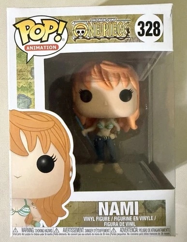 Funko Nami One Piece #328 Figure JJL171206 with Barcode Slight Box Damage