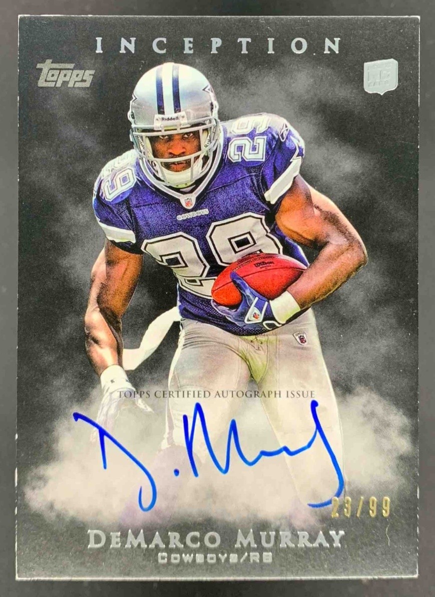 DeMarco Murray Topps Inception #117 Autograph-Gray
