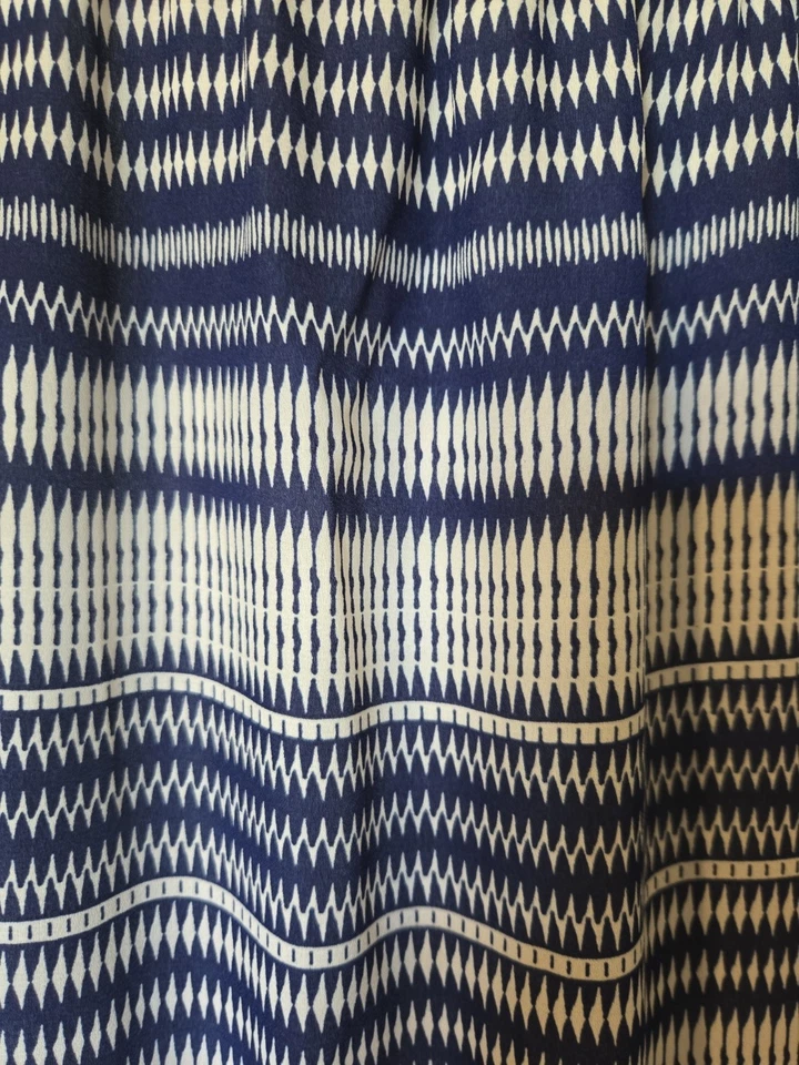 Falda Lularoe Mujer 2XL Cintura Elástica Forrada LOLA Rayas Azul Blanco NUEVA con Etiquetas Foto 4 de 4