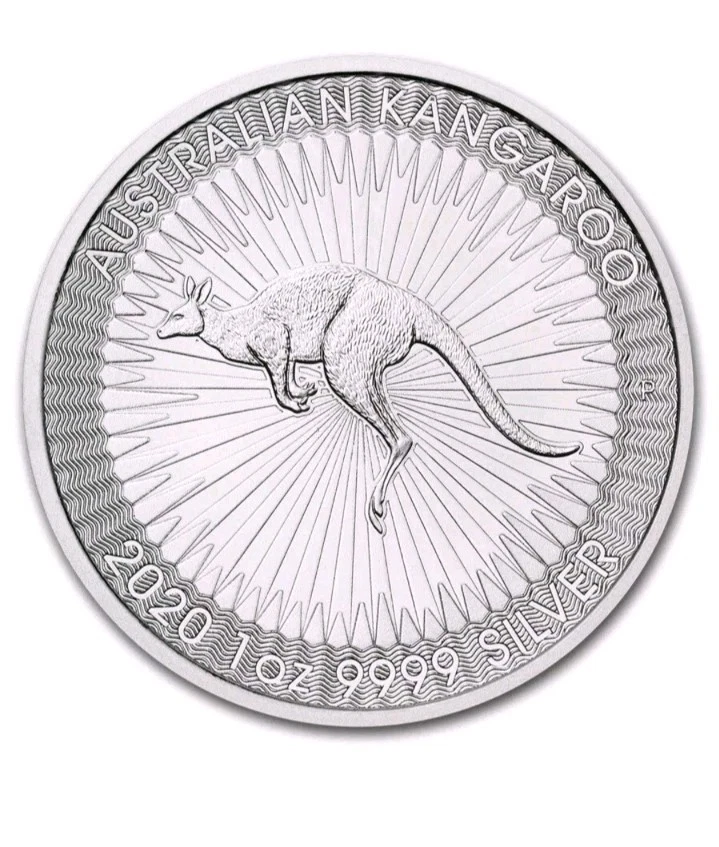 2020 Kangaroo - 1 Oz .9999 Silver Coin (IN CAPSULE) - image 3 of 3