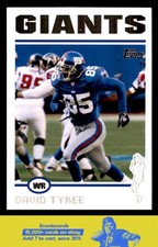 2004 Topps David Tyree card #29 New York Giants